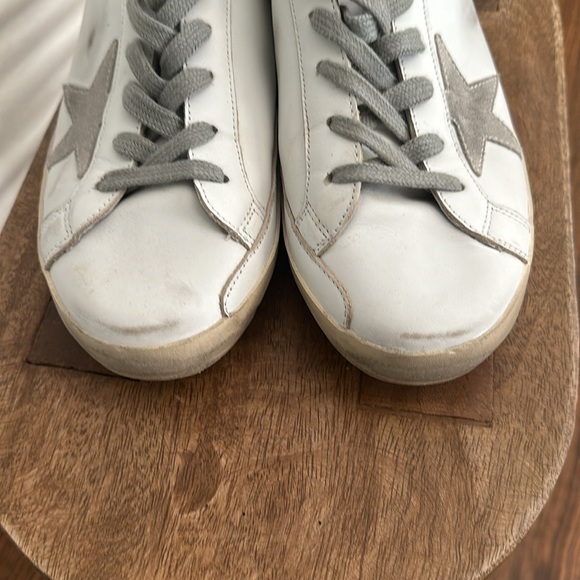 WORN ONCE! Golden Goose Superstar white and silver heel worn once size 41 - Picture 3 of 8